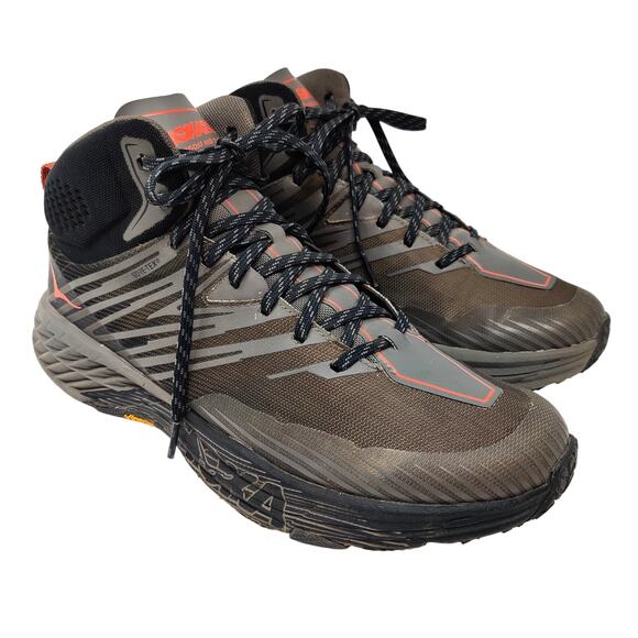Hoka Speedgoat Mid GTX Hiking Boots Mens Sz Outdoor Hike Walk No  Insole